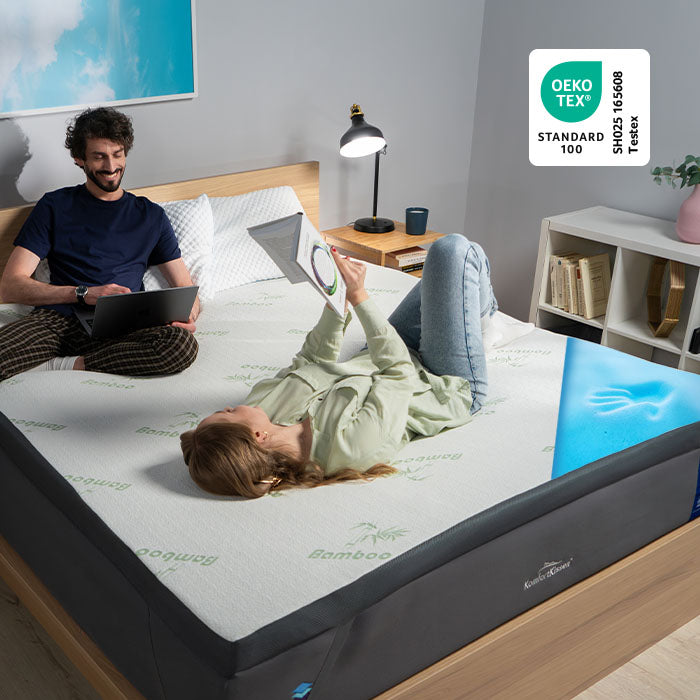 Premium Komfort Topper - Matratzen-Topper mit Gel-Memory-Schaum