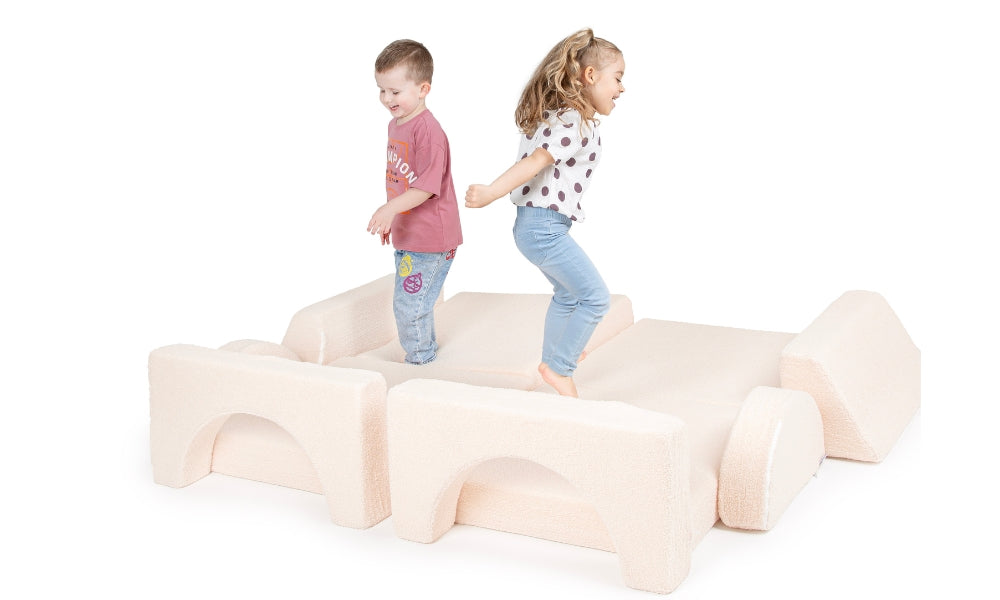 Spielcouch-Sofa für Kinder – 10-teiliges Set für Schlaf- und Spielbereich - KomfortKissen.de