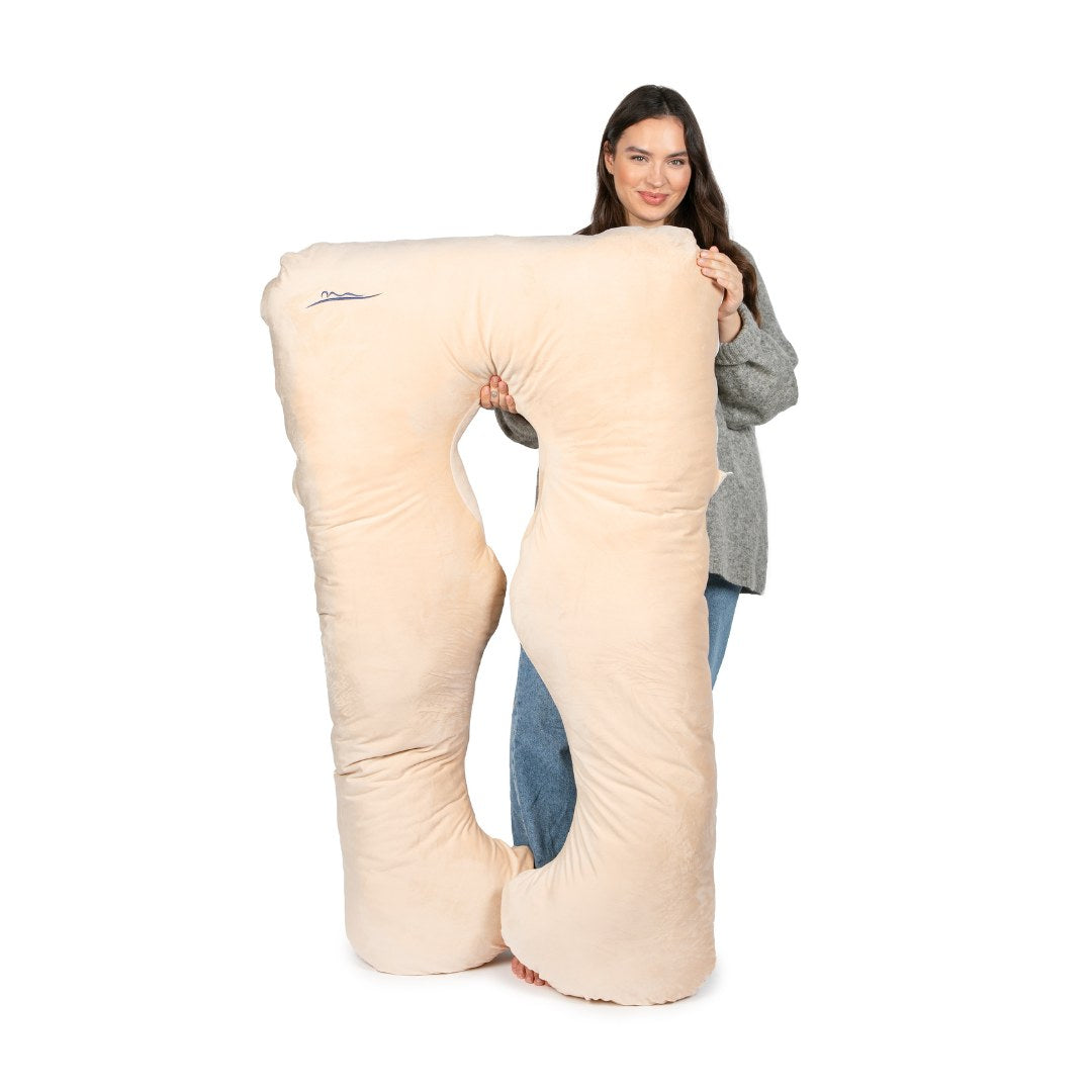 Ersatzbezug - Mikroplüsch (Pfirsich) - KomfortKissen.de