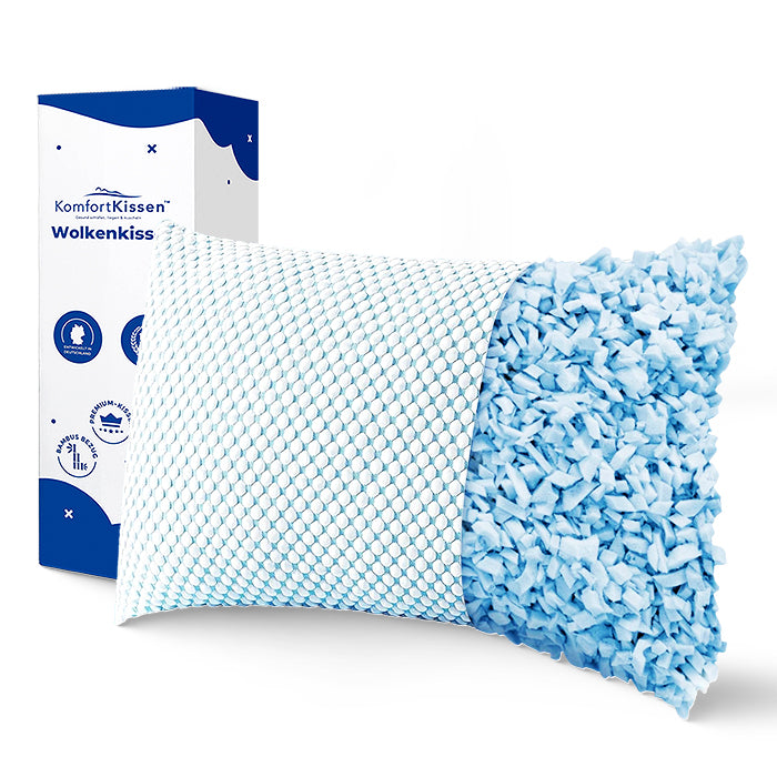 Wolkenkissen - Premium Memory Foam Kissen - Höhenverstellbares