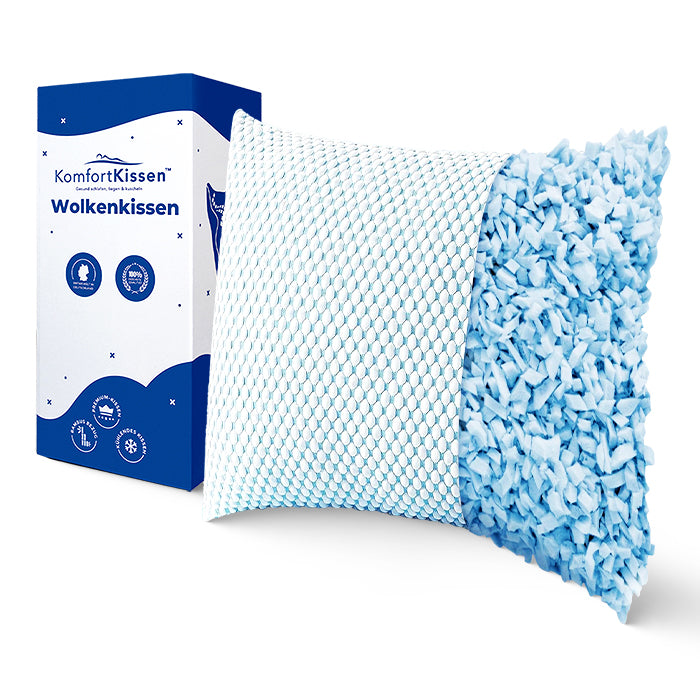 Wolkenkissen - Premium Memory Foam Kissen - Höhenverstellbares