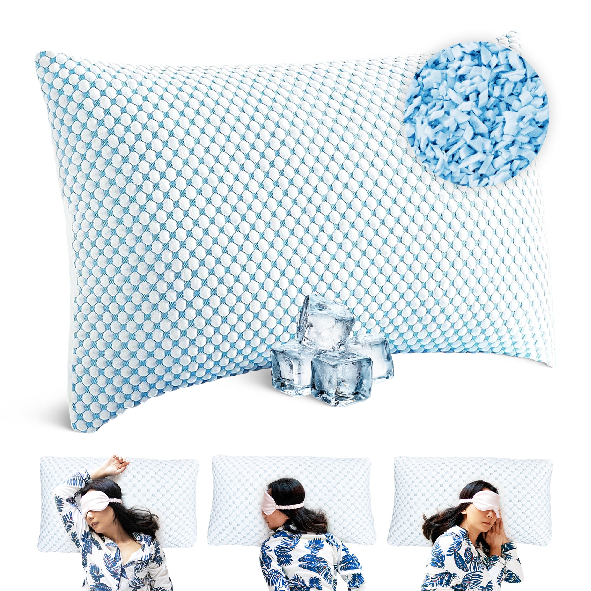 Wolkenkissen - Premium Memory Foam Kissen - Höhenverstellbares