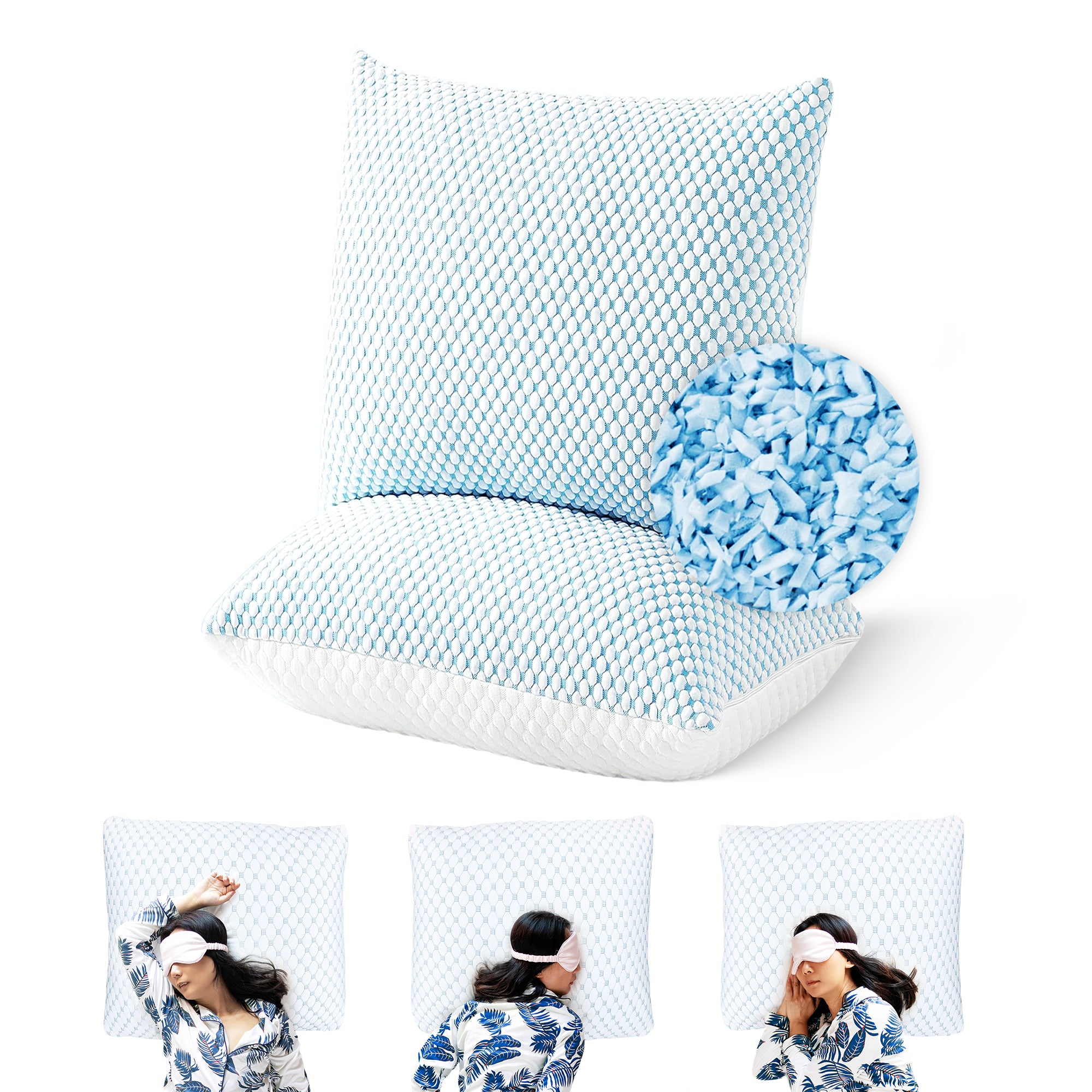 Cloud Pillow - Premium Memory Foam Pillow - Height Adjustable 