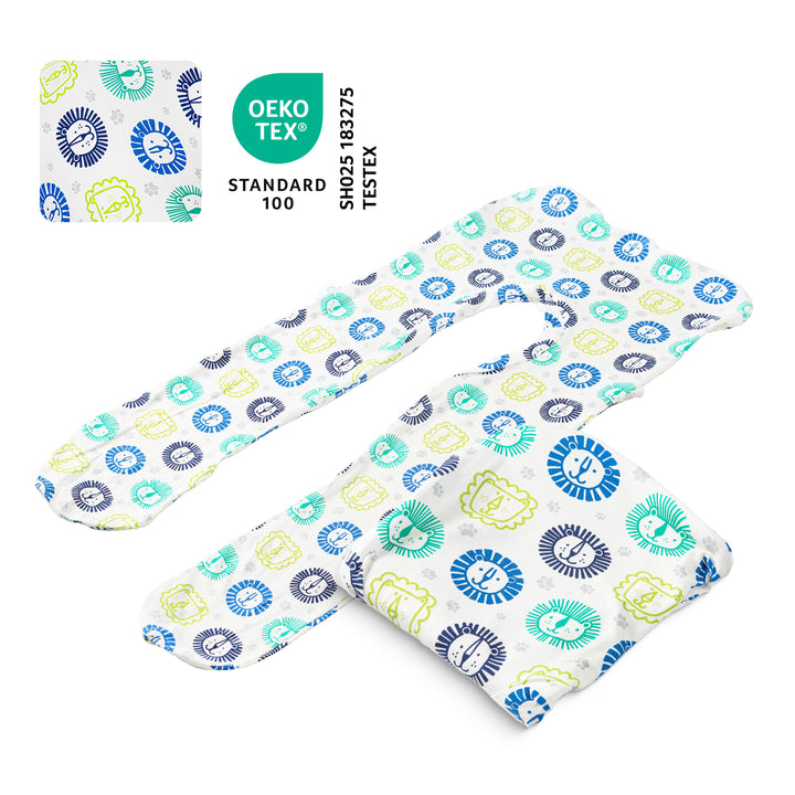 Ersatzbezug für Kinderkissen - Baumwolle (Löwe)