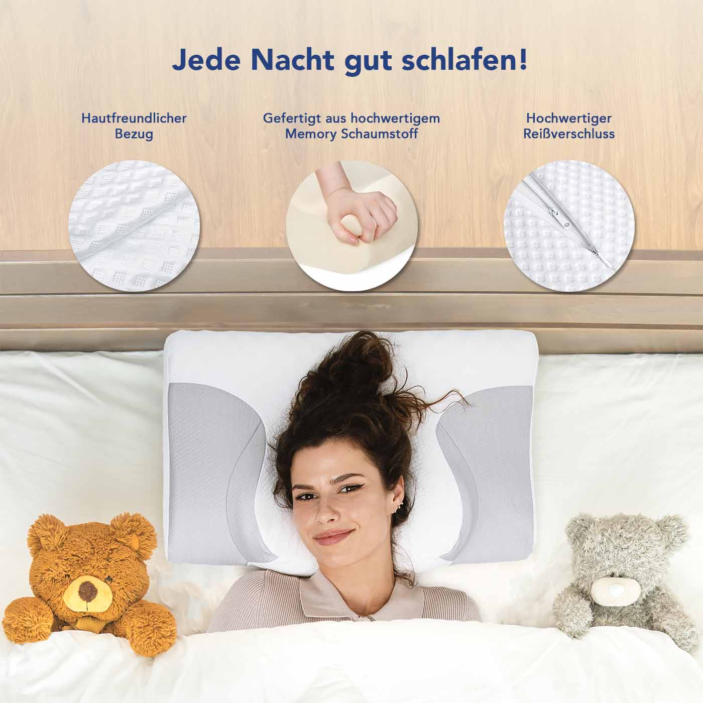 Nackenstützkissen - KomfortKissen.de