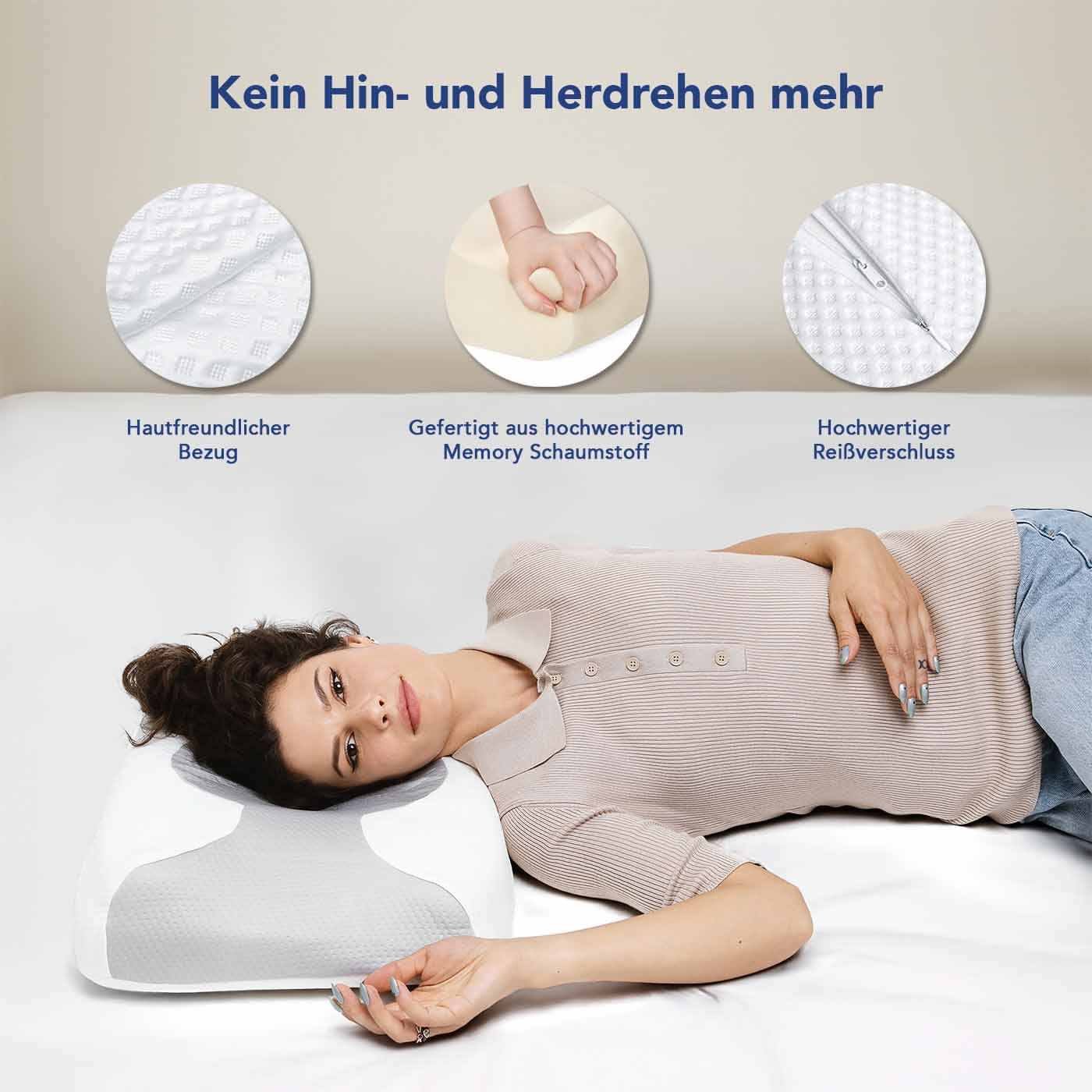 Kontur Kopfkissen - KomfortKissen.de