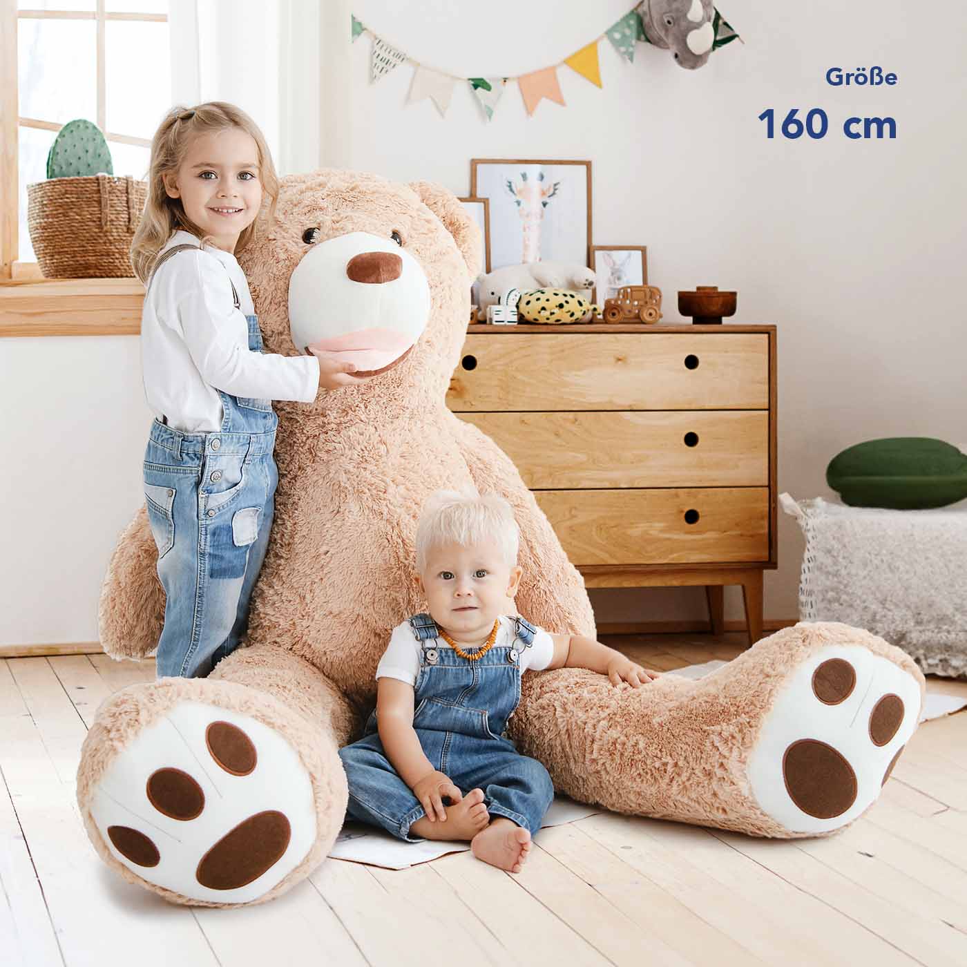 Gigantischer Plüschteddybär - Riesiger Kuschelweiches Stofftier - KomfortKissen.de