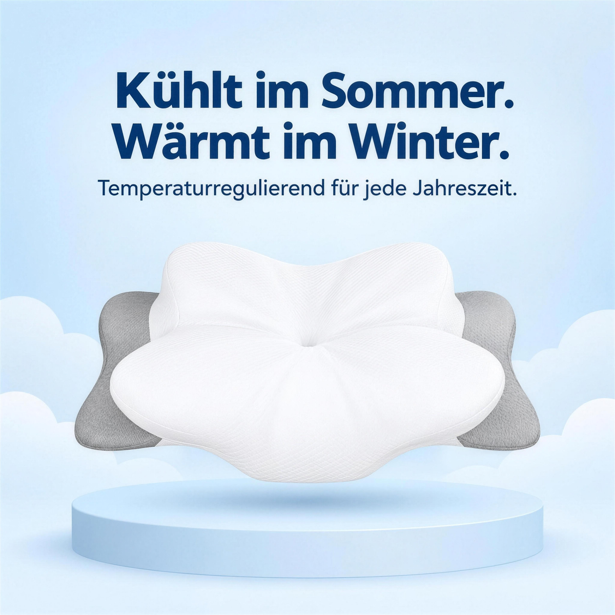 Kühlt im Sommer, wärmt im Winter – temperaturregulierend für jede Jahreszeit