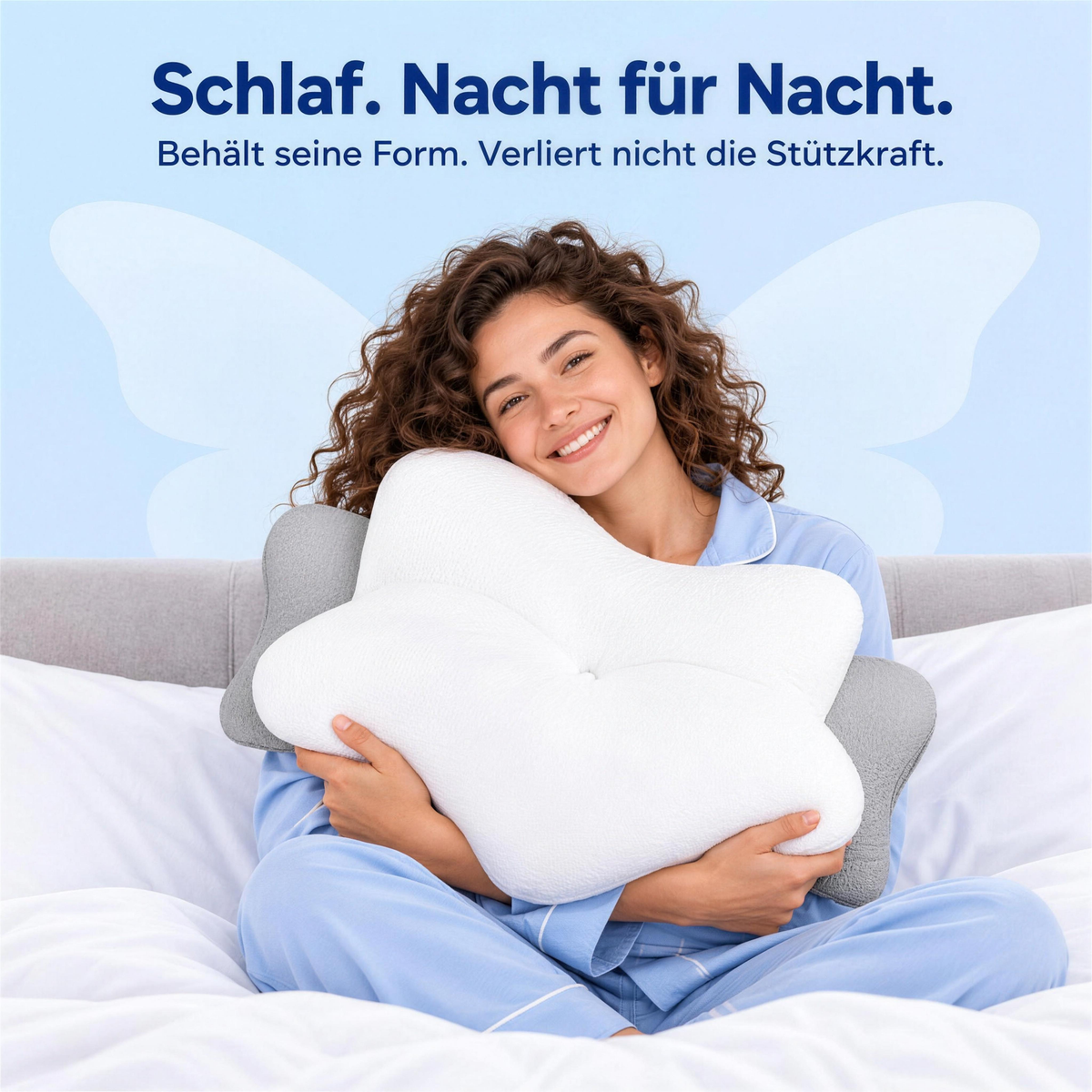 Schlaf Nacht für Nacht – behält seine Form und Stützkraft