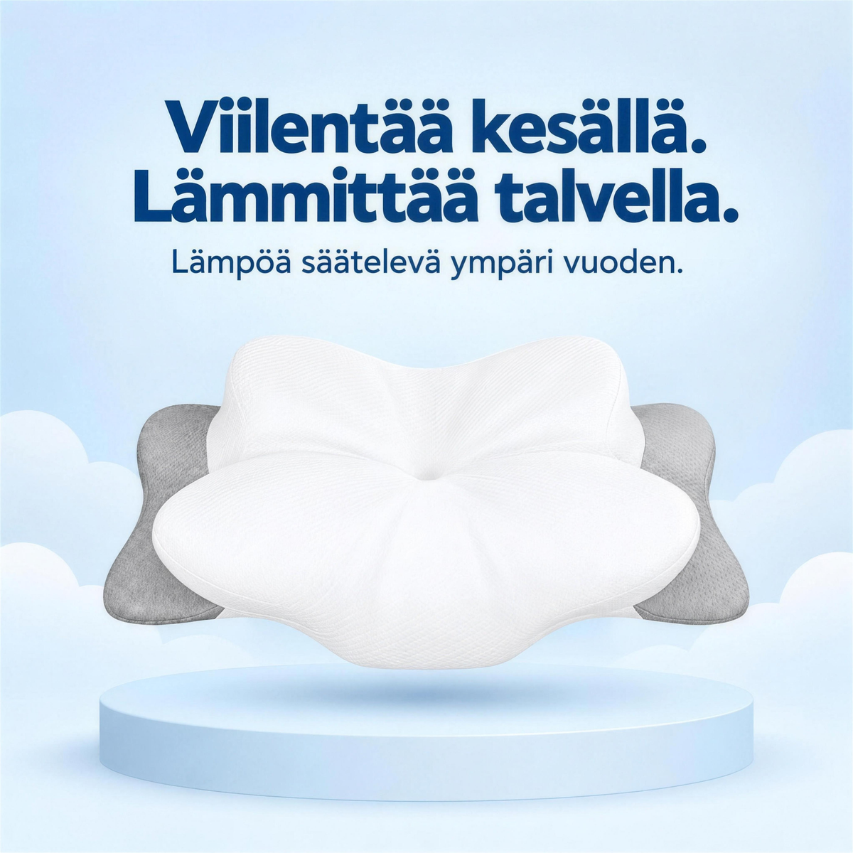 Viilentää kesällä, lämmittää talvella – lämpöä säätelevä ympäri vuoden