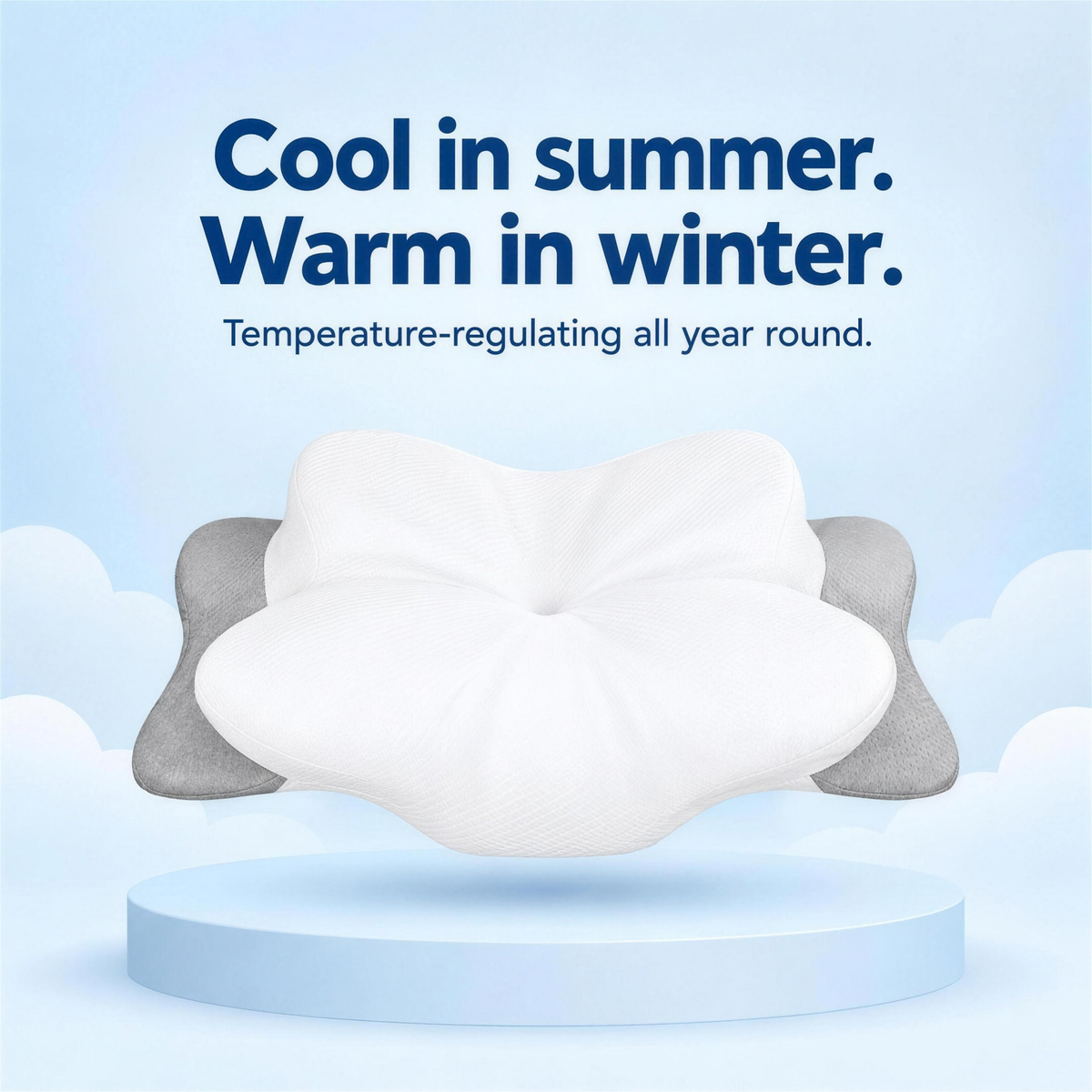 Cool in summer, warm in winter – temperature-regulating all year round