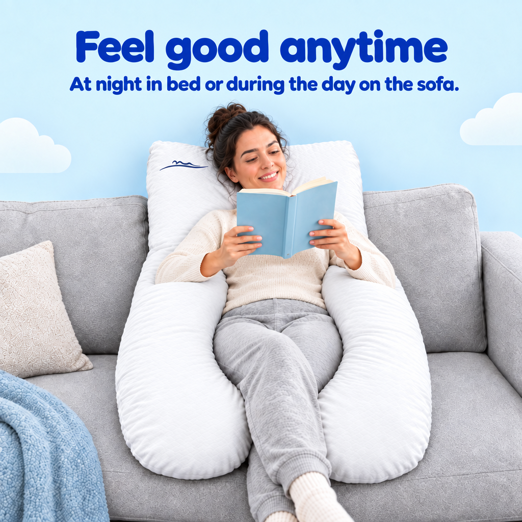 Feel good anytime – at night in bed or during the day on the sofa – Weiß Blume Rosa Wolken Schwarz Hawaii Aroma Flamingo Beige Hellblau Khaki Walnuss Pfirsich Himmelblau Braun Dunkelgrau Grün