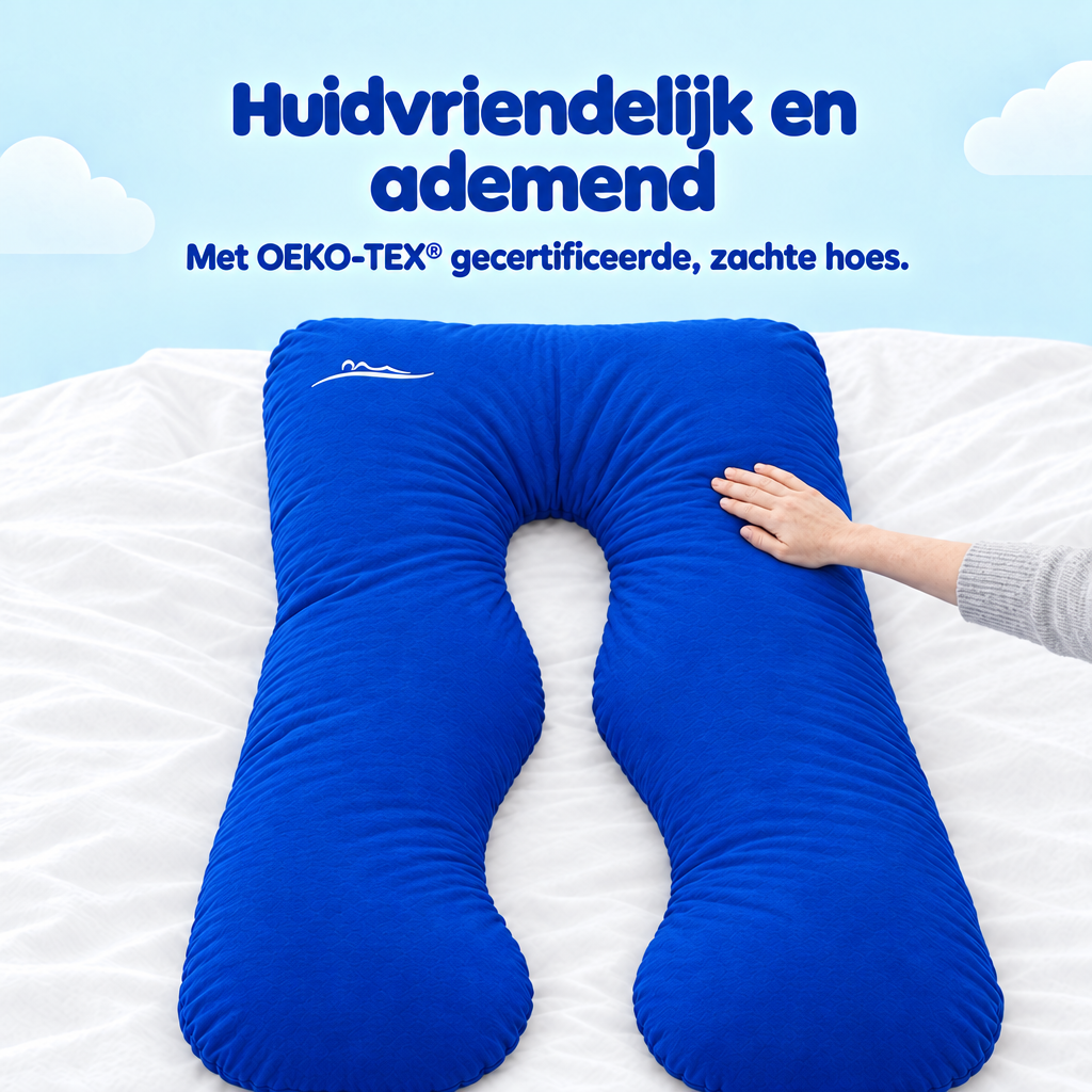 Huidvriendelijk en ademend – met OEKO-TEX gecertificeerde, zachte hoes – Blau (Blue)