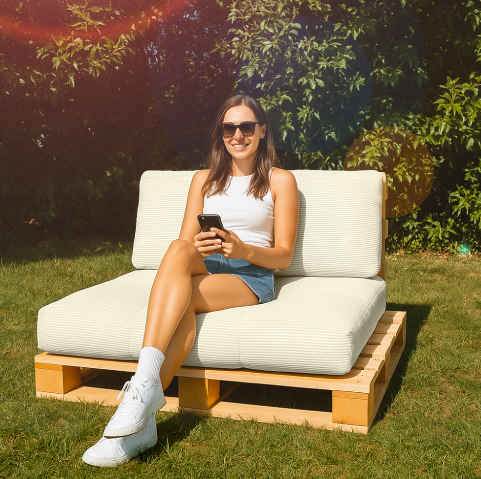 Palettenkissen Cord – Sitzkissen für Europaletten