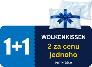 Akce Wolkenkissen 1+1