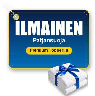 Ilmainen jokaisen Premium Komfort Topperin mukana