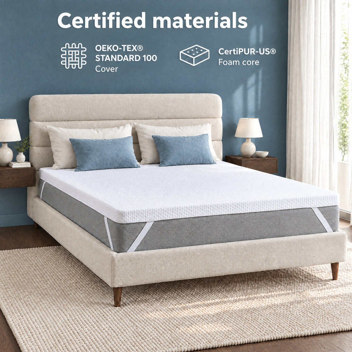 Dream Topper – Certified materials