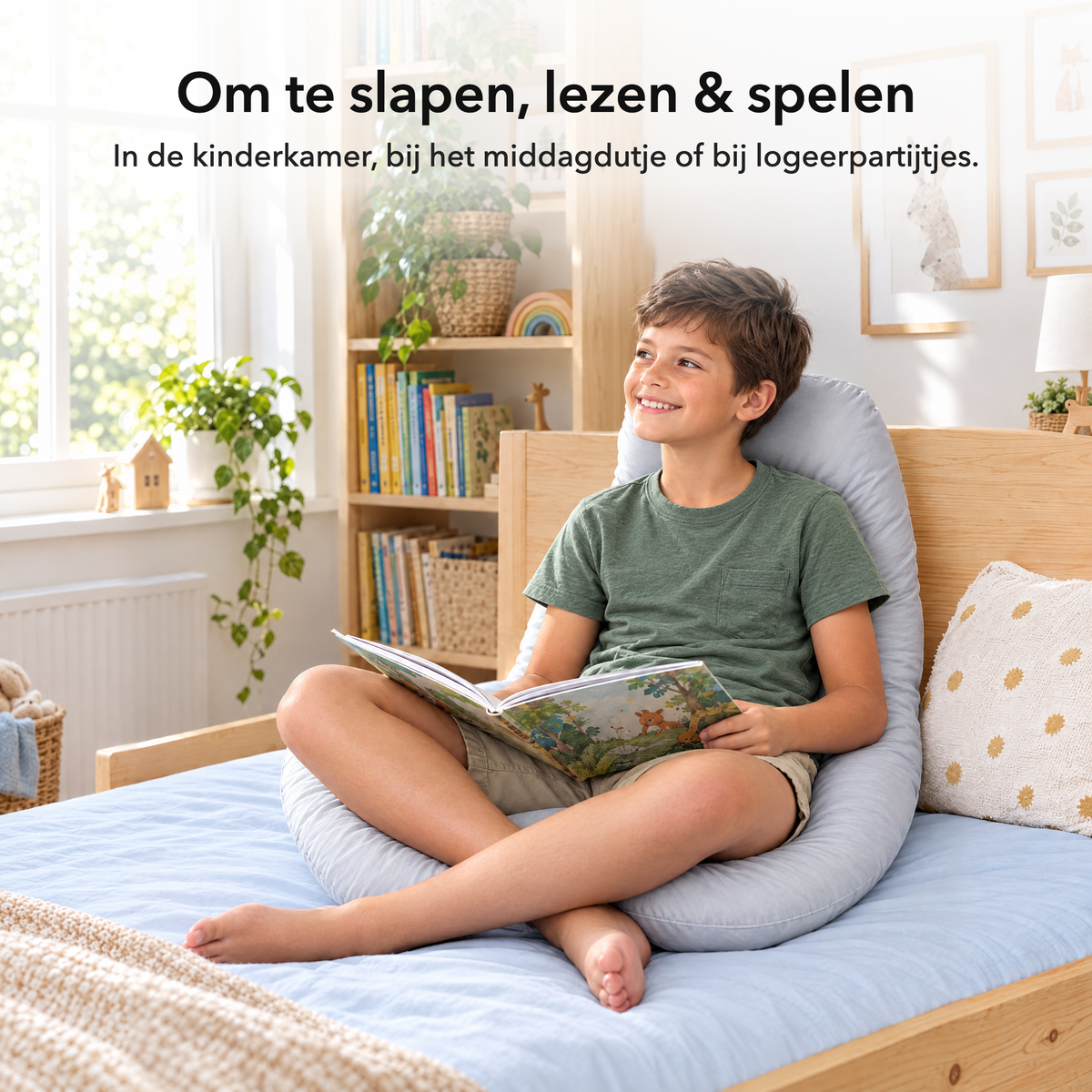 Grijs – Om te slapen, lezen & spelen