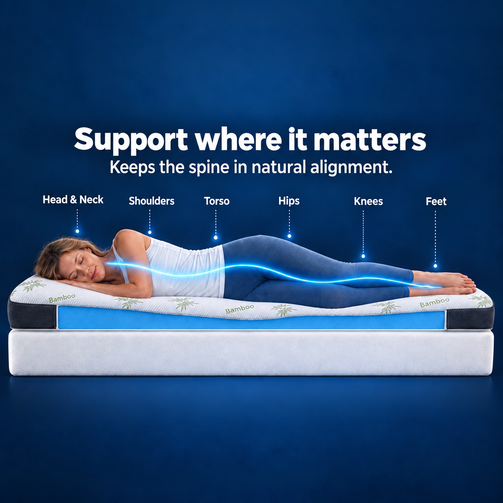 Premium Komfort Topper – ergonomic support