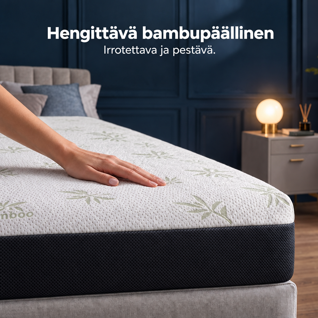 Premium Komfort Topper – bambupäällinen