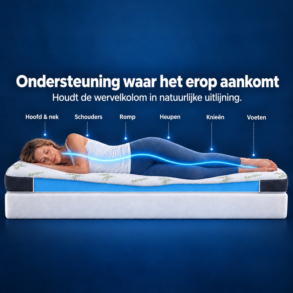 Premium Komfort Topper – wyprofilowane podparcie